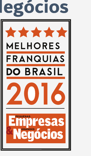 Melhores Franquias do Brasil 2016 PEGN